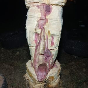 Open Mouth Tiki – Handcarved Wood Art